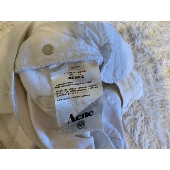 COPY - Acne Studios White Jeans - Picture 5 of 9